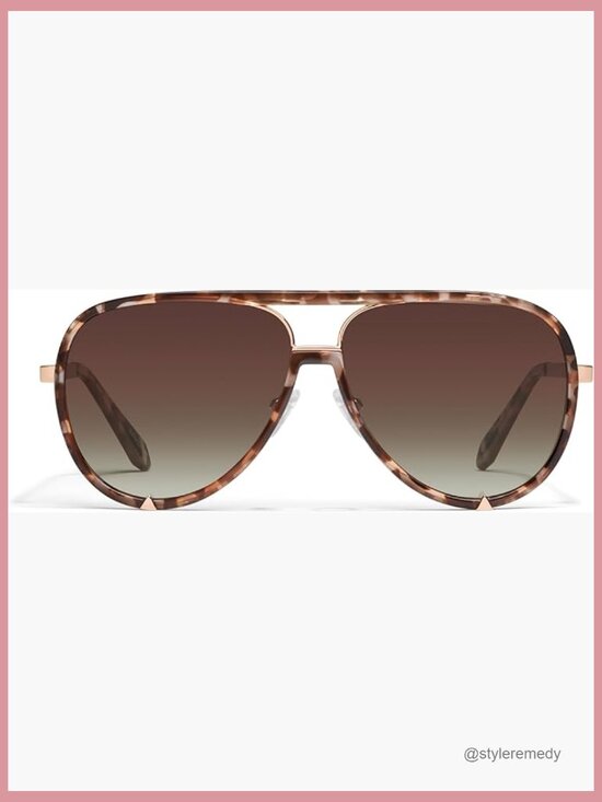 Polarized Aviator Sunglasses with UV Protection, Oversized Frame main image 5